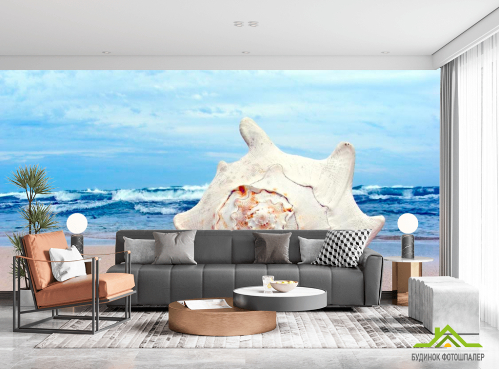 выбрать Фотошпалери Черепашки на тлі моря Каталог фотошпалер на стіну