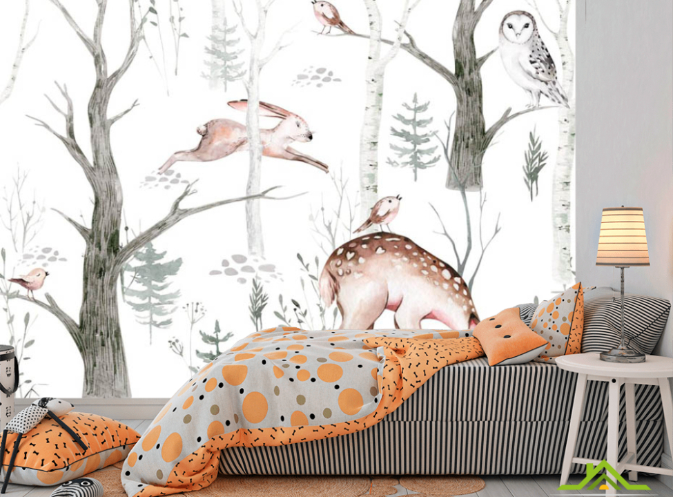 выбрать Фотошпалери акварельні тварини Каталог фотошпалер на стіну