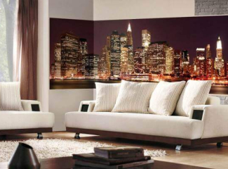 Які фотошпалери вибрати для обклеювання стін вітальні