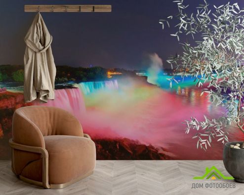 выбрать Фотообои Разноцветный водопад Фотообои Фотообои Современный город: фото, горизонталная, горизонтальная  на стену