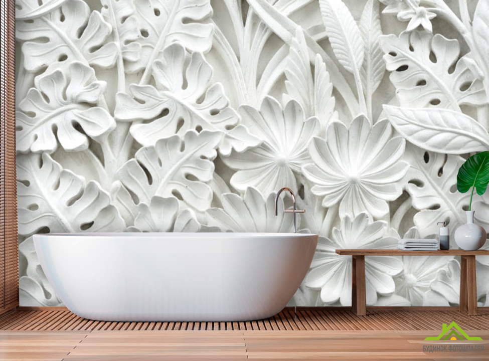 выбрать Фотообои Барельефные листья Каталог фотообоев на стену