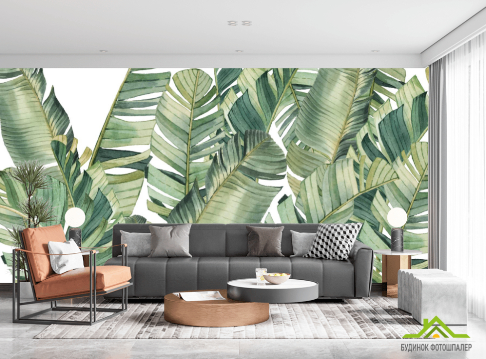 выбрать Фотошпалери Бананові листя Каталог фотошпалер на стіну