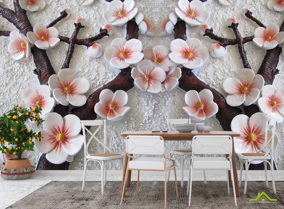 выбрать Фотообои в кухню Сакура Фотообои в кухню: картинка на стену