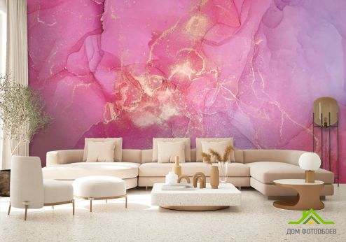 выбрать Фотообои Яркий розовый флюид Фотообои Fluid art на стену