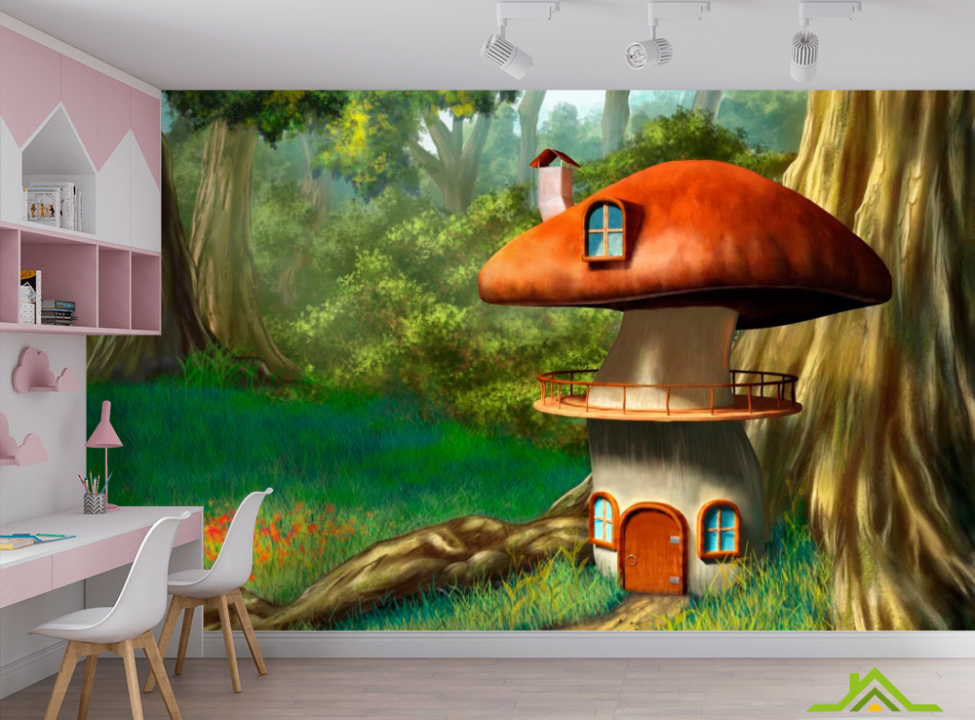 выбрать Фотошпалери Грибний будиночок Каталог фотошпалер на стіну