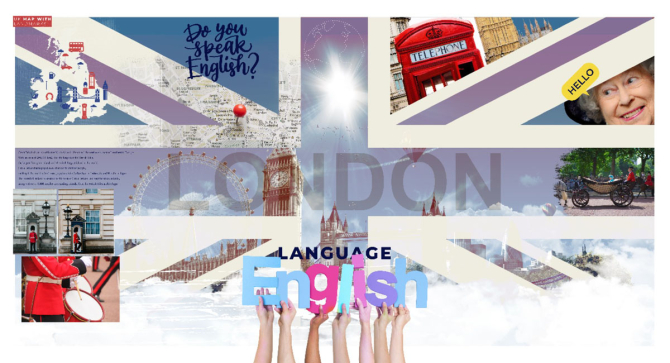 Фотообои для кабинета английского