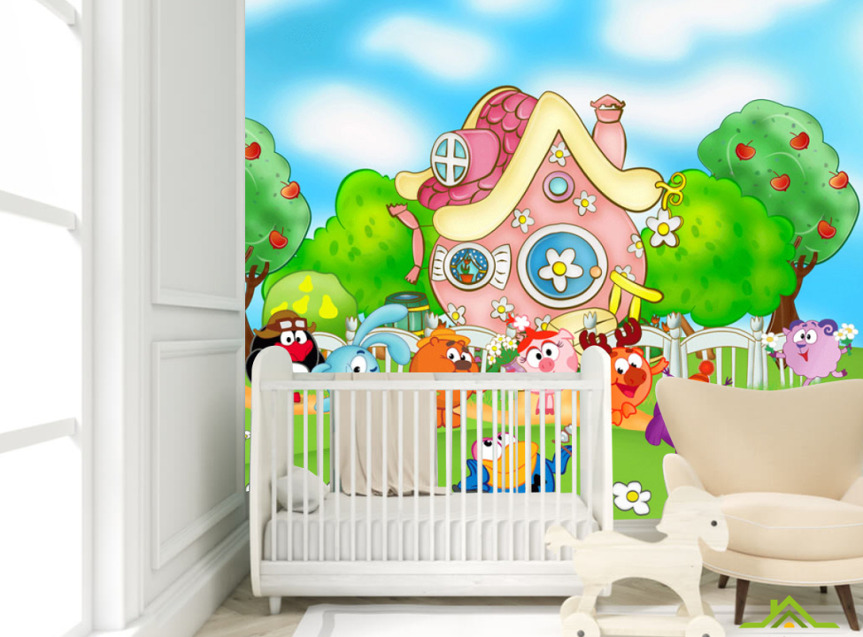 выбрать Фотообои Смешарики Каталог фотообоев на стену