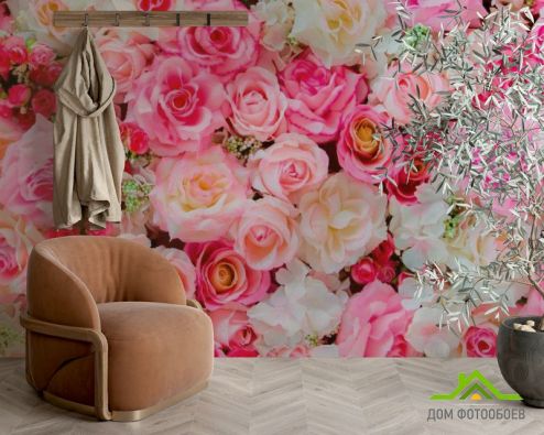 выбрать Фотообои Розы Фотообои Фотообои Цветы: горизонталная, горизонтальная ориентация на стену