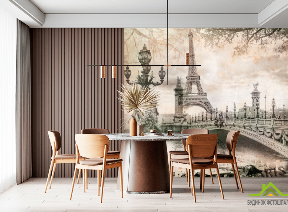 выбрать ФотообоиВинтажный париж Каталог фотообоев на стену