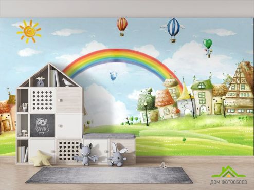 выбрать Фотообои Сказочные домики Фотообои, цвет: «горизонталная, горизонтальная» на стену