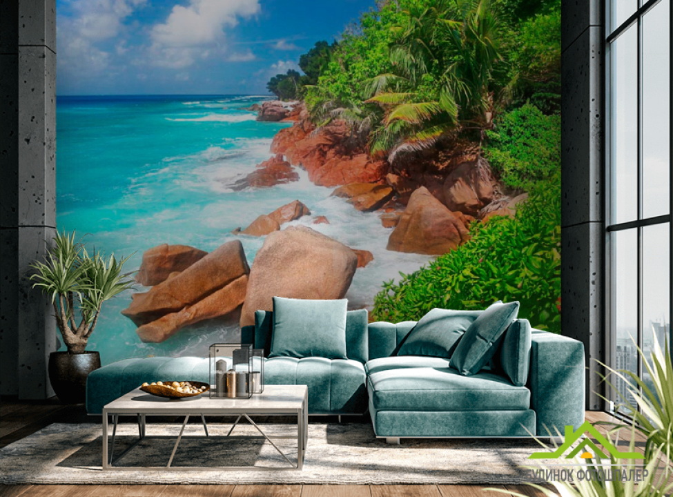 выбрать Фотообои Тропический остров Фотообои Море на стену