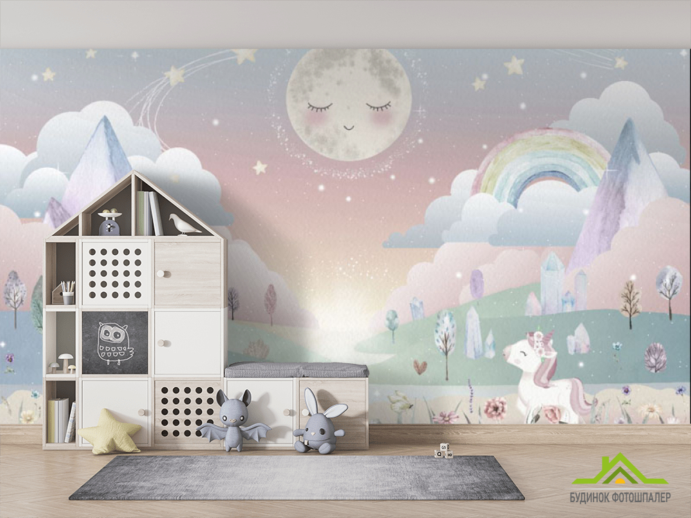 Фотошпалери Єдинорожці для дівчинки