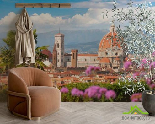 выбрать Фотообои Весна во Флоренции Фотообои Дворцы и соборы на стену