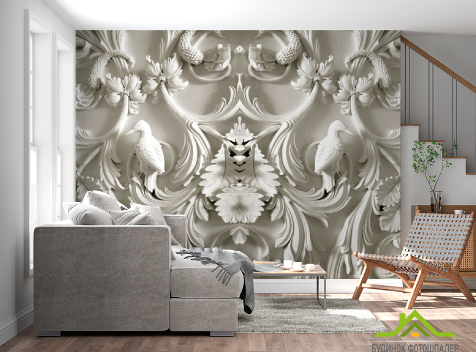 выбрать Фотообои Гипсовый барельеф Фотообои 3Д на стену