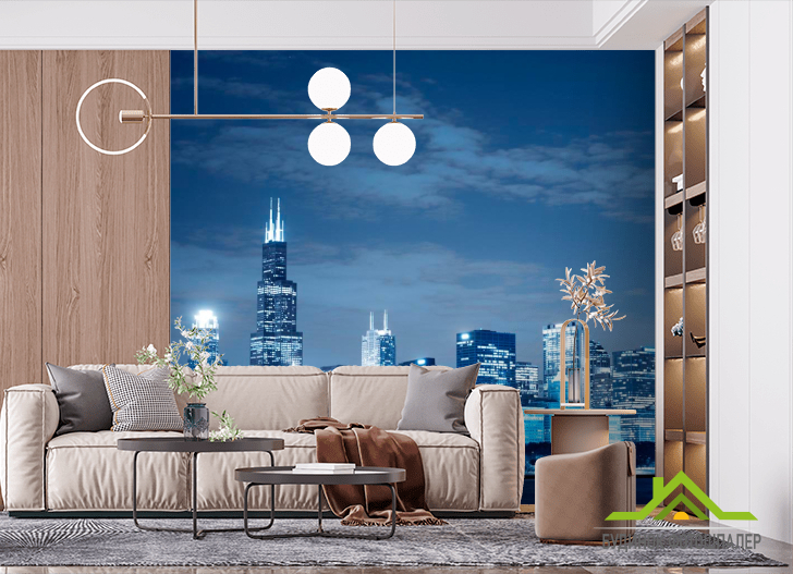 Фотообои New York в синем