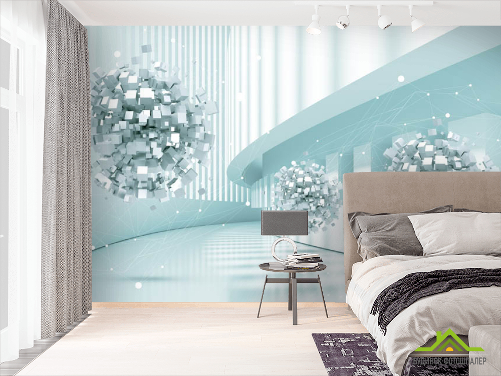 Фотообои 3д фигуры