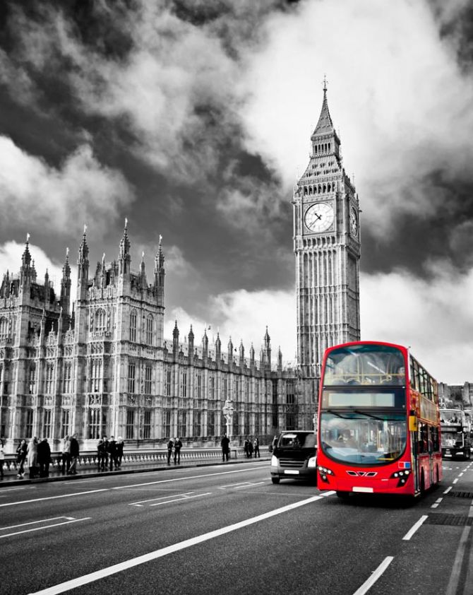 Фотошпалери Автобус в лондоні