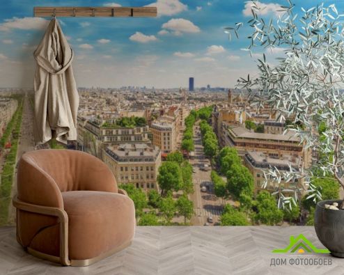 выбрать Фотообои улицы Парижа Фотообои Фотообои Города: горизонталная, горизонтальная ориентация на стену