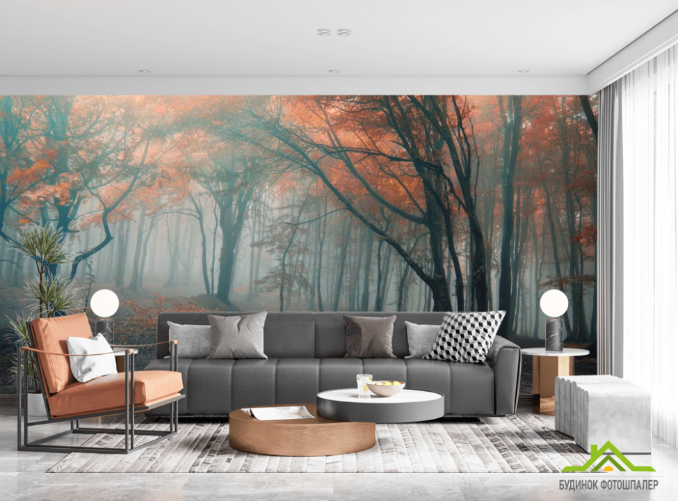 выбрать Фотообои осенний лес Каталог фотообоев на стену