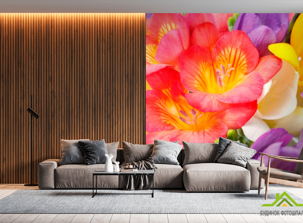 выбрать Фотообои Закругленные тюльпаны Каталог фотообоев на стену