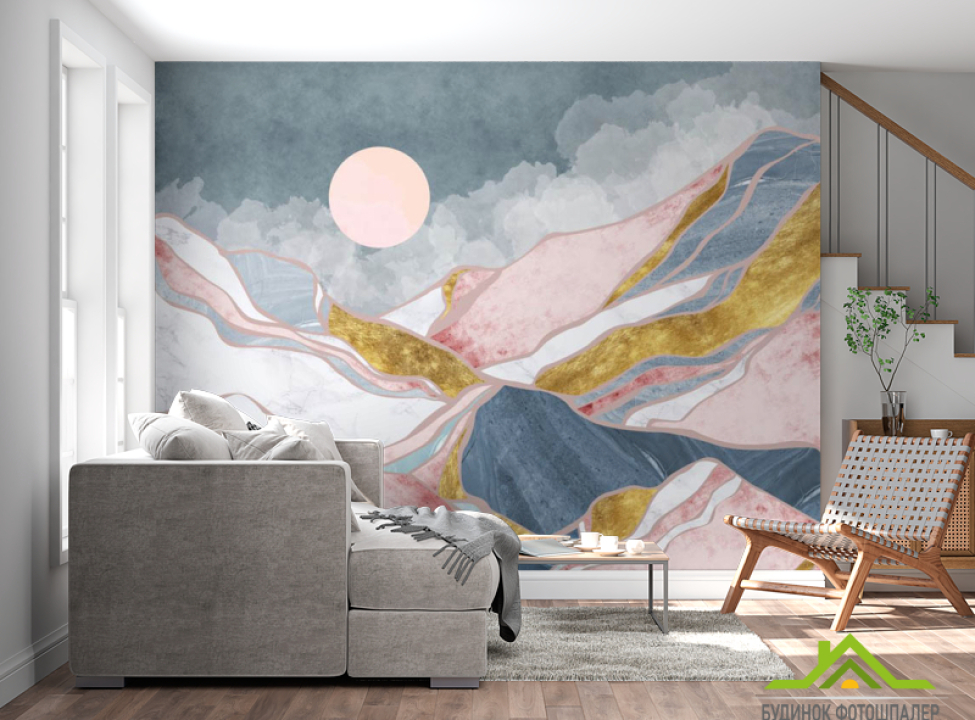 выбрать Фотошпалери гори в стилі арт деко Каталог фотошпалер на стіну