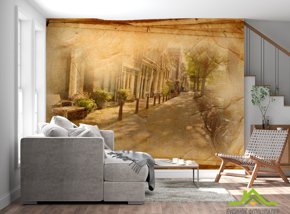 выбрать Фотошпалери Вінтажна вулиця Каталог фотошпалер на стіну