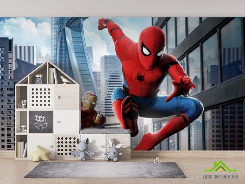 выбрать Фотообои Человек паук в деле Фотообои в детскую на стену