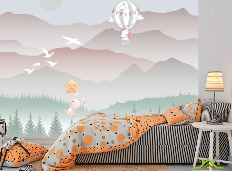 выбрать Фотошпалери гори Дитячі в Сканді стилі Каталог фотошпалер на стіну