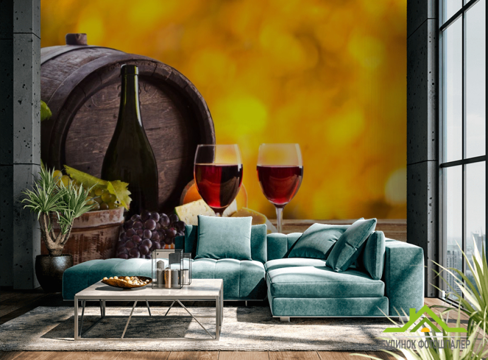 выбрать Фотообои вино в бочке Каталог фотообоев на стену