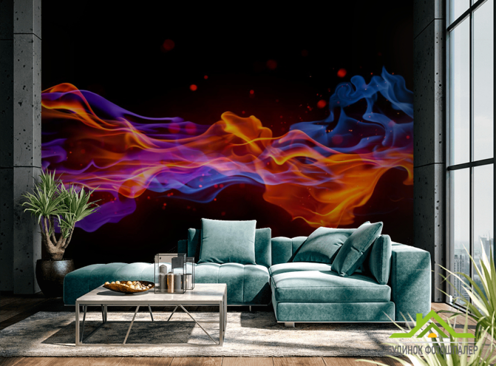 выбрать Фотошпалери Абстрактний дим Каталог фотошпалер на стіну