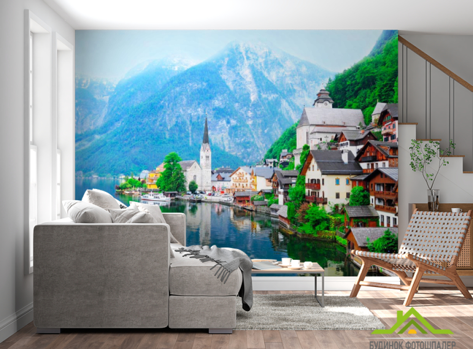 выбрать Фотообои Гальштат и Гальштатское озеро  Каталог фотообоев на стену