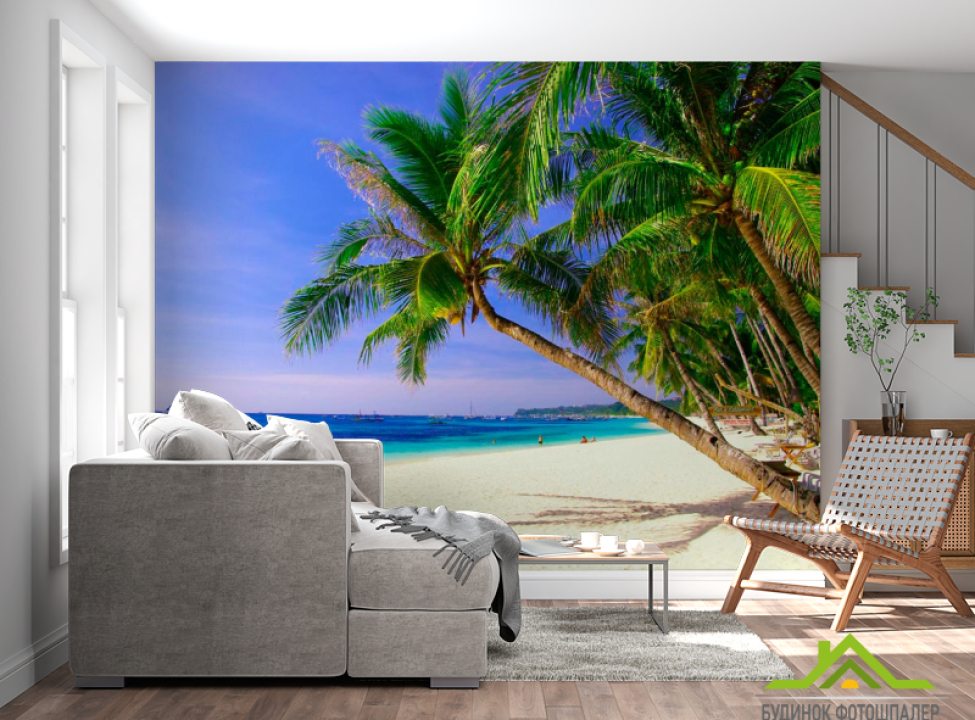 выбрать Фотообои Побережье Мальдив Фотообои Море на стену