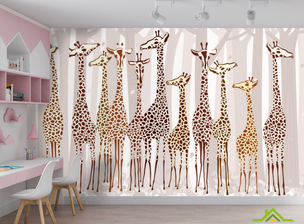 выбрать Фотообои Жирафы Каталог фотообоев на стену
