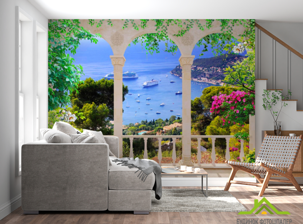 выбрать Фотошпалери Вид на море Каталог фотошпалер на стіну