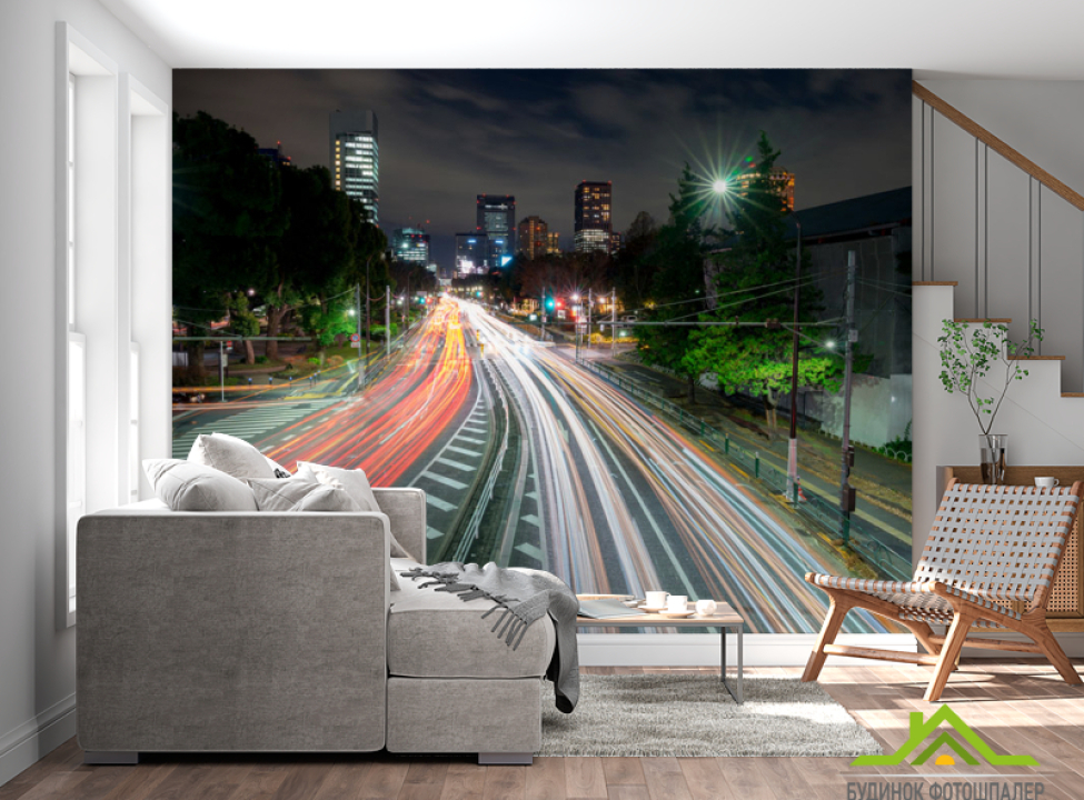 выбрать Фотошпалери Дорога в мегаполісі Каталог фотошпалер на стіну