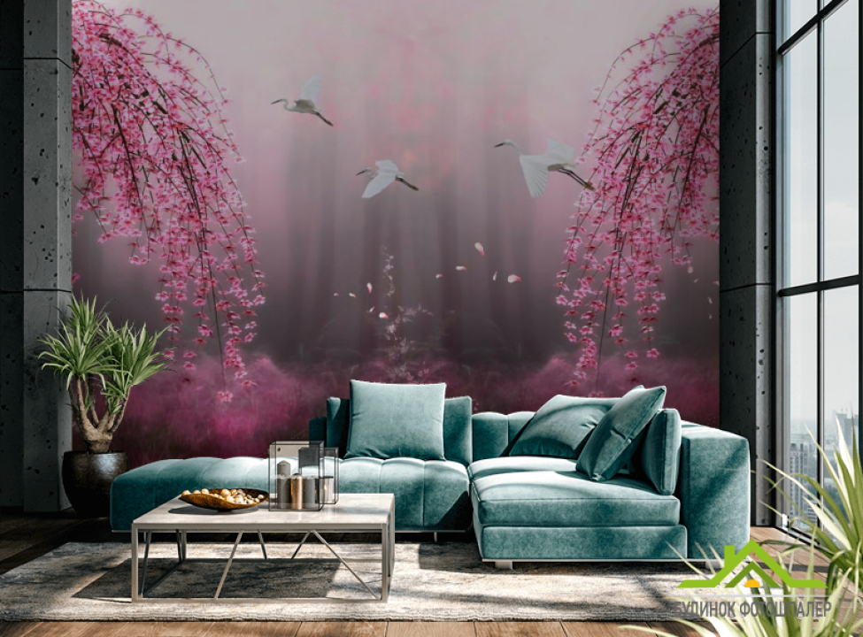 выбрать Фотошпалери Квітучі дерева Каталог фотошпалер на стіну