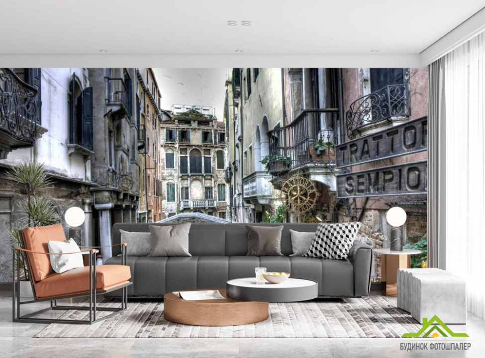 выбрать Фотообои Улочка в Венеции Каталог фотообоев на стену