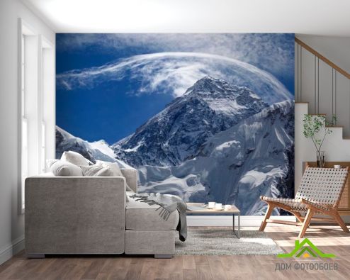 выбрать Фотообои Скалы, снег Фотообои Фотообои Природа: горизонталная, горизонтальная, Зима ориентация на стену