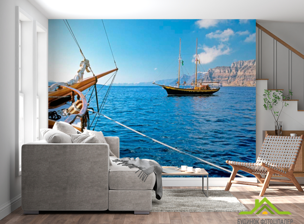 выбрать Фотошпалери Дві яхти Каталог фотошпалер на стіну