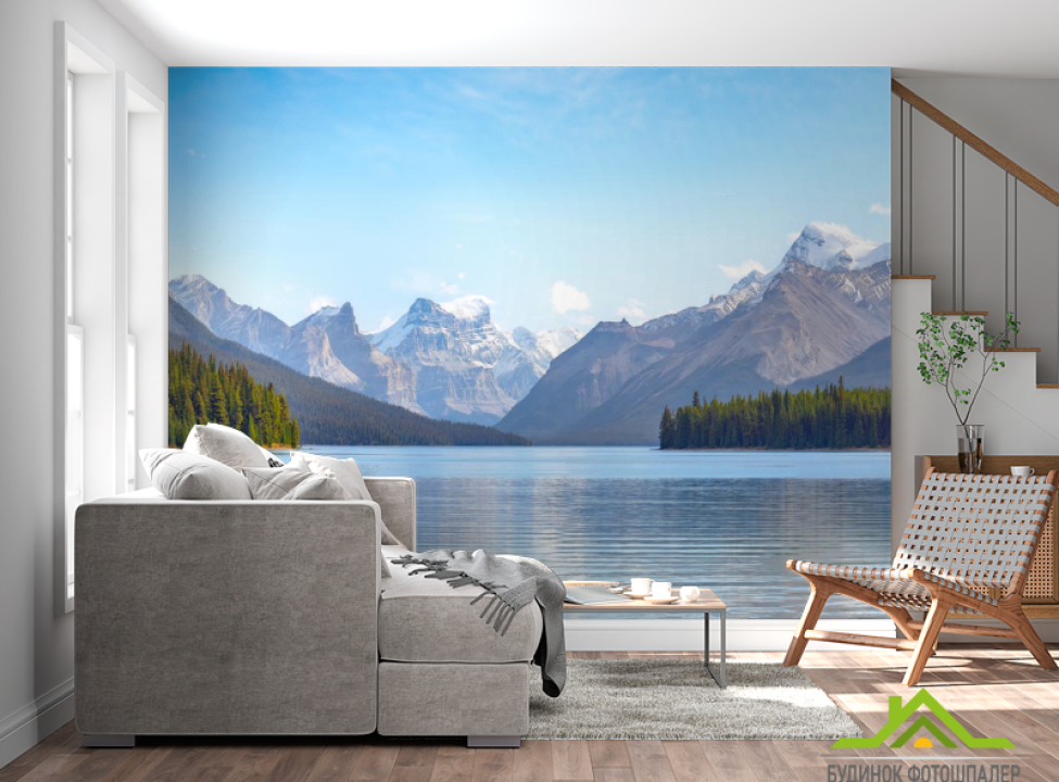 выбрать Фотошпалери озеро в горах Каталог фотошпалер на стіну