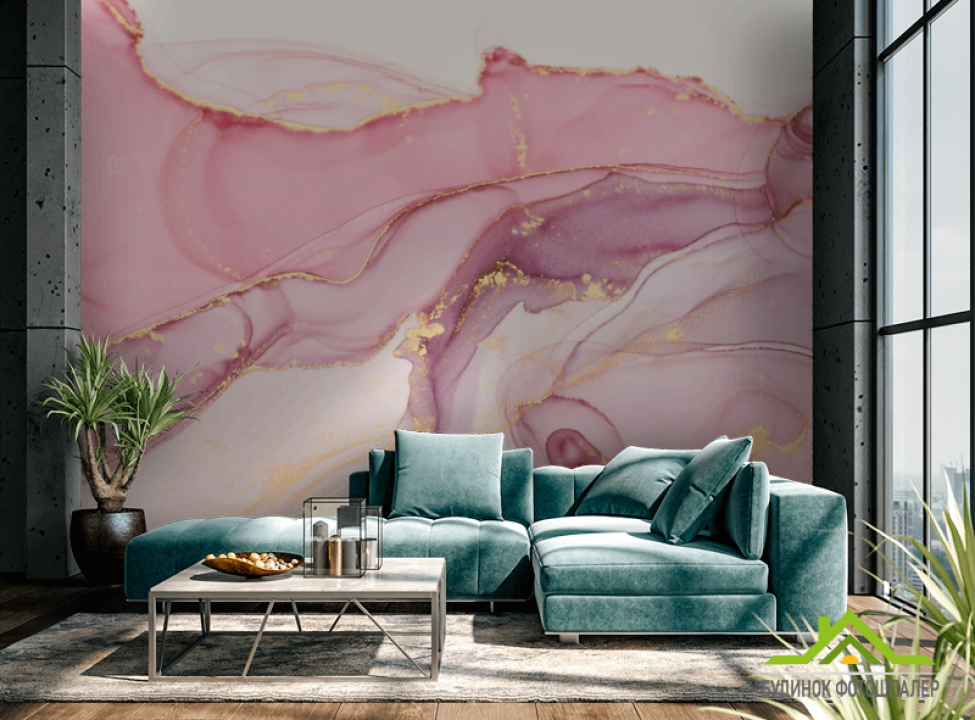 выбрать Фотошпалери Рожевий Fluid art Фотошпалери Fluid art на стіну