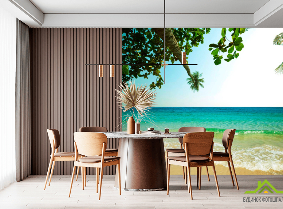 выбрать Фотошпалери Зелені хвилі Каталог фотошпалер на стіну