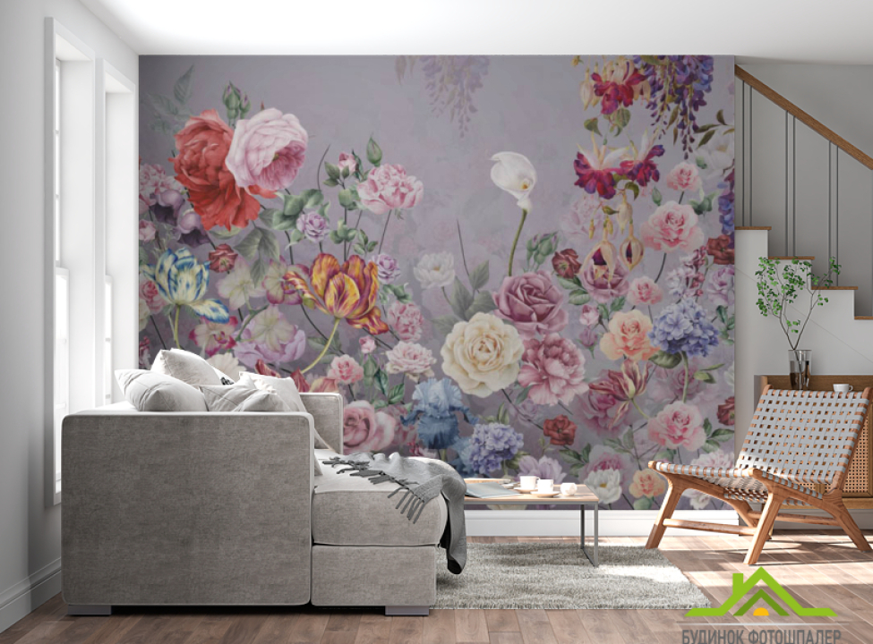 выбрать Фотообои Цветочная композиция Каталог фотообоев на стену