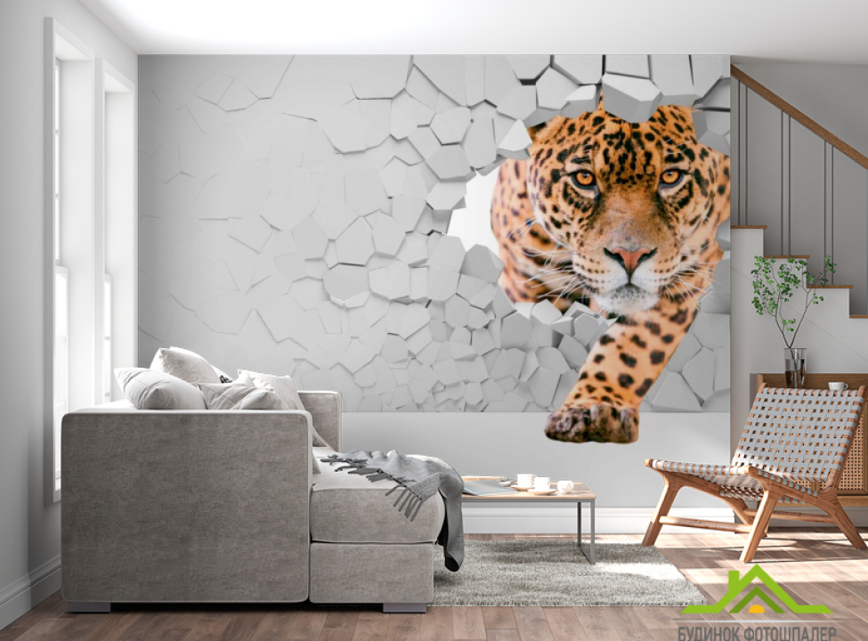 выбрать Фотошпалери 3 д тигр Каталог фотошпалер на стіну
