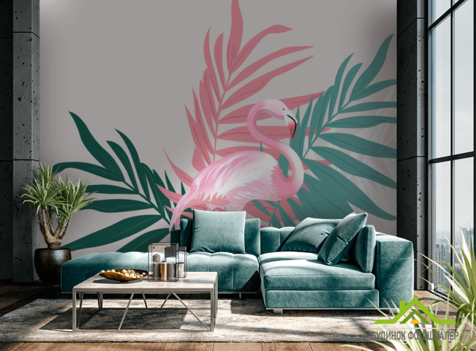 выбрать Фотошпалери фламінго Каталог фотошпалер на стіну