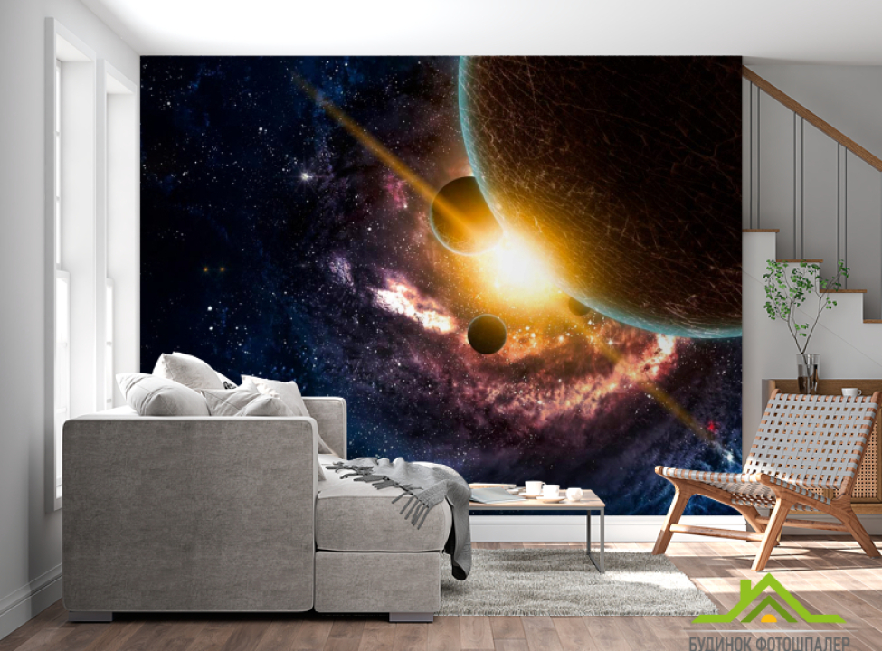выбрать Фотообои Галактика и планеты Каталог фотообоев на стену