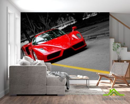 выбрать Фотообои Ferrari Enzo Фотообои Фотообои Автомобили: горизонталная, горизонтальная ориентация на стену