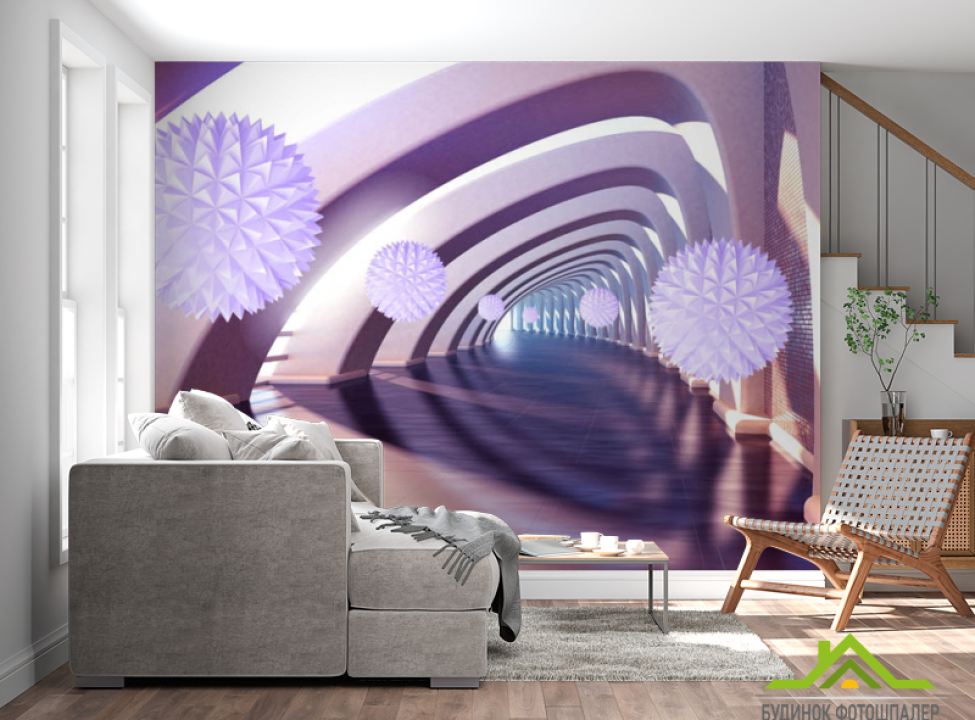 выбрать Фотошпалери 3Д кулі Каталог фотошпалер на стіну