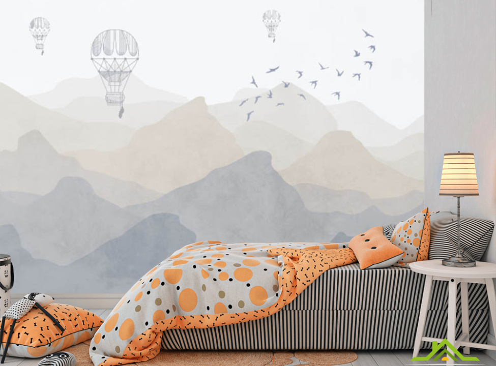 выбрать Фотообои Горы детские Фотообои Little kids на стену