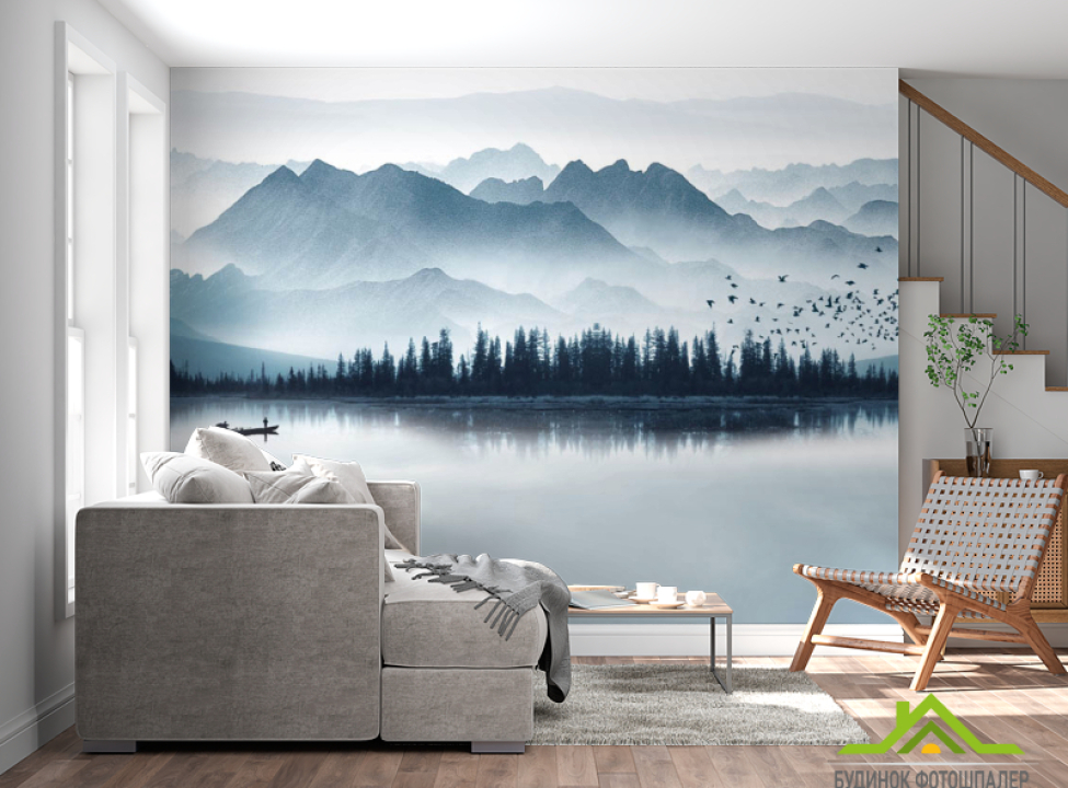 выбрать Фотообои Озеро и горы Каталог фотообоев на стену